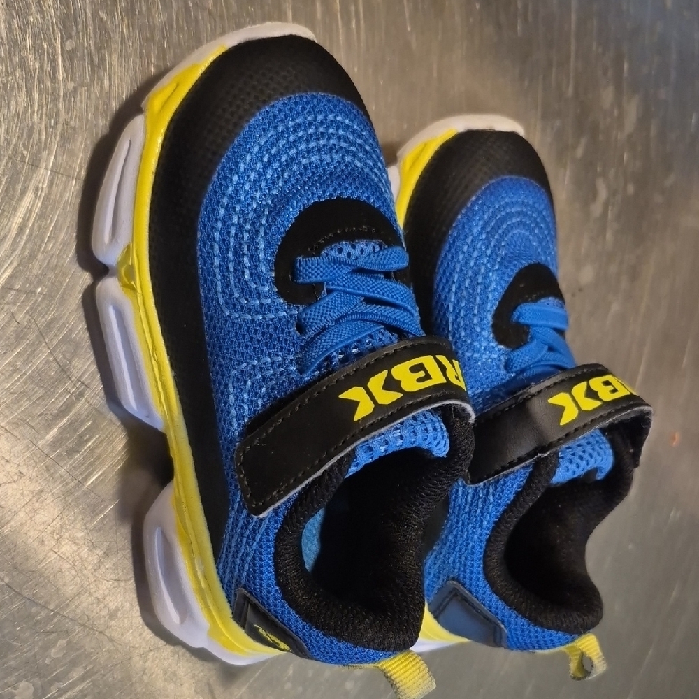 RBX Blue and Black Sneakers with Velcro Straps